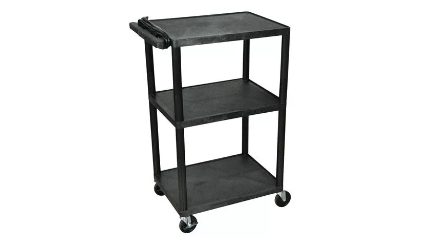 File Stream Debriding Drill with Vacuum Podiatry Cart, 3 Shelf - 960662