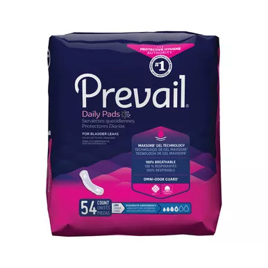 First Quality PV-914/1 - Prevail Bladder Control Pad, Moderate, Long