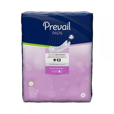 First Quality PV-915/1 - Bladder Control Pad Prevail Daily Pads 13 Inch Length Heavy Absorbency Polymer Core One Size Fits Most