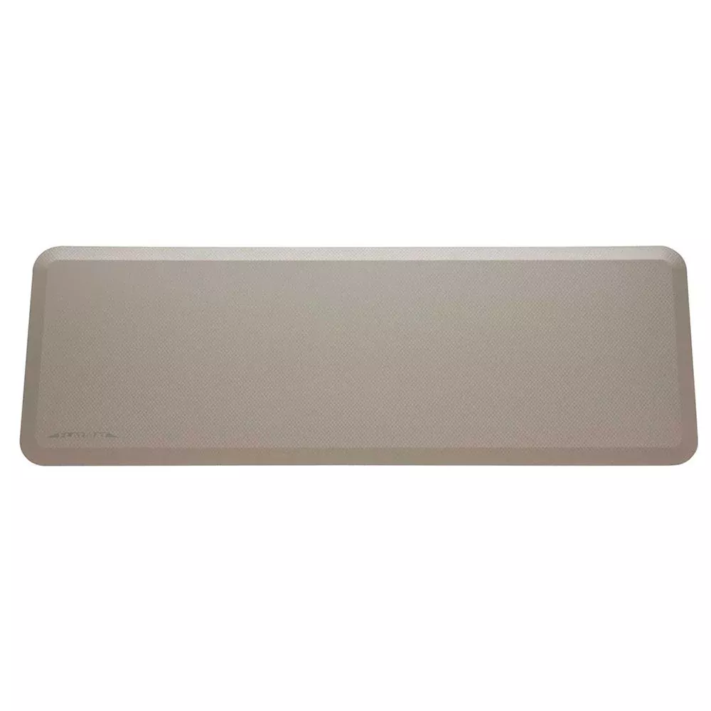 FLATMAT Bedside Fall Mat Fall Mat, Smooth, 24"W, Warm Grey - 713595