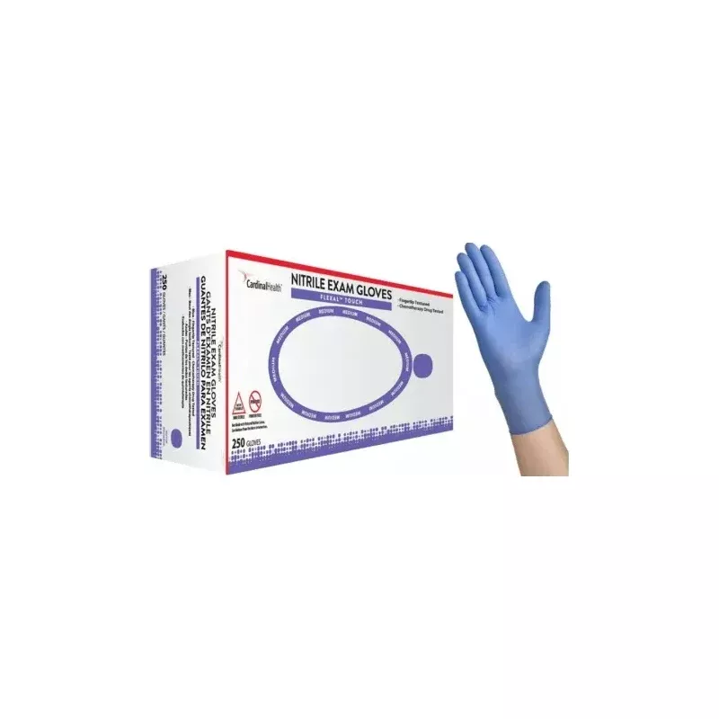 Flexal Touch Powder-free Nitrile Exam Gloves, Small - 3.1 Mil- Box of 250