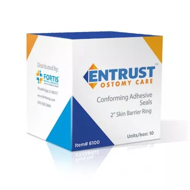 Fortis 6101 - Entrust Ostomy Skin Barrier Ring 2" Extended Wear, Standard Thickness