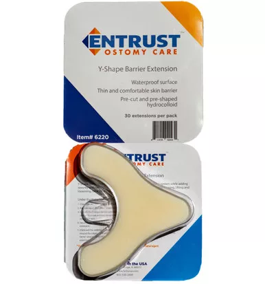 Fortis 6220 - Entrust "Y" Shape Pre-Cut Barrier Extensions, Latex-Free