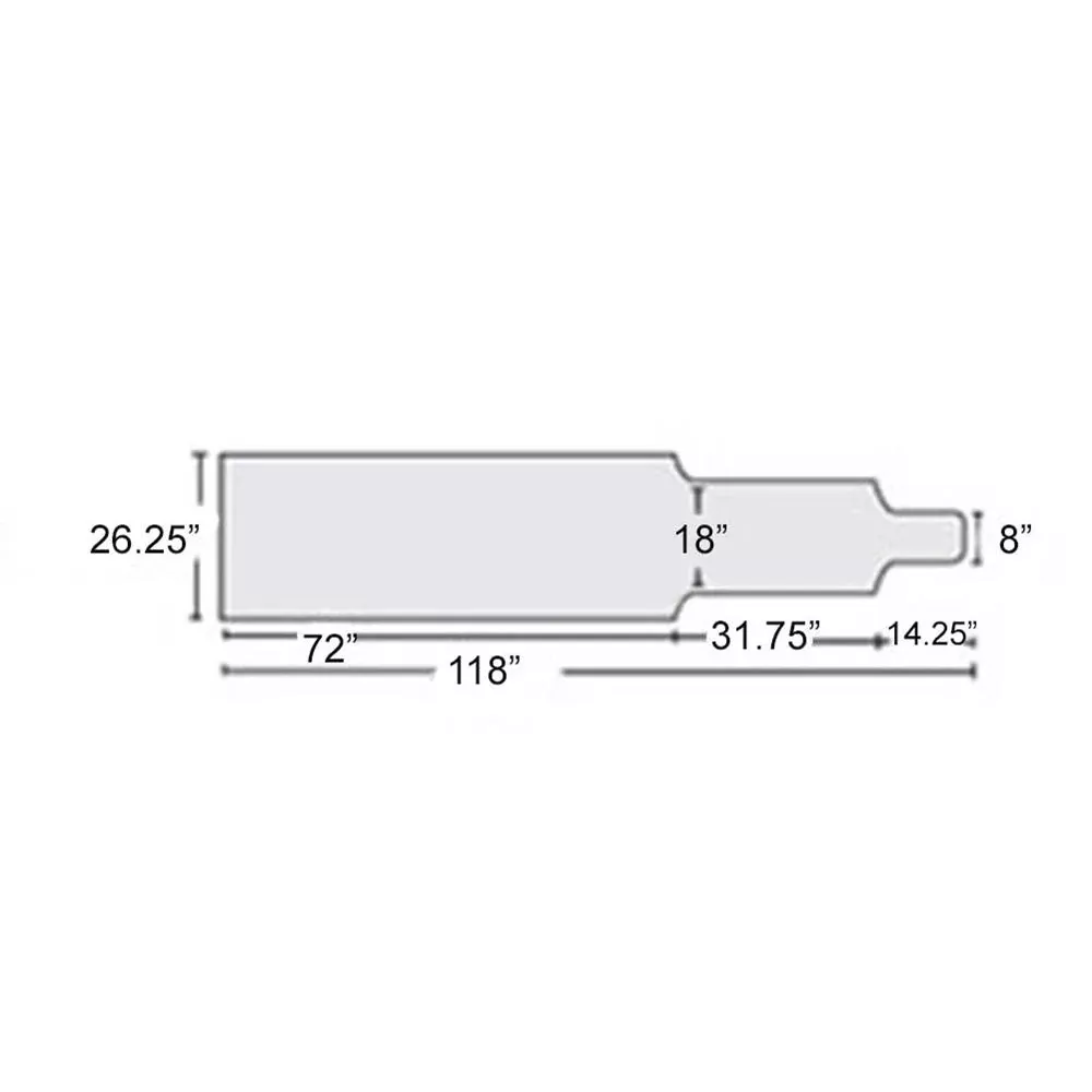 GE AFM Table Pad GE AFM Tablepad, Polyfoam - 923609