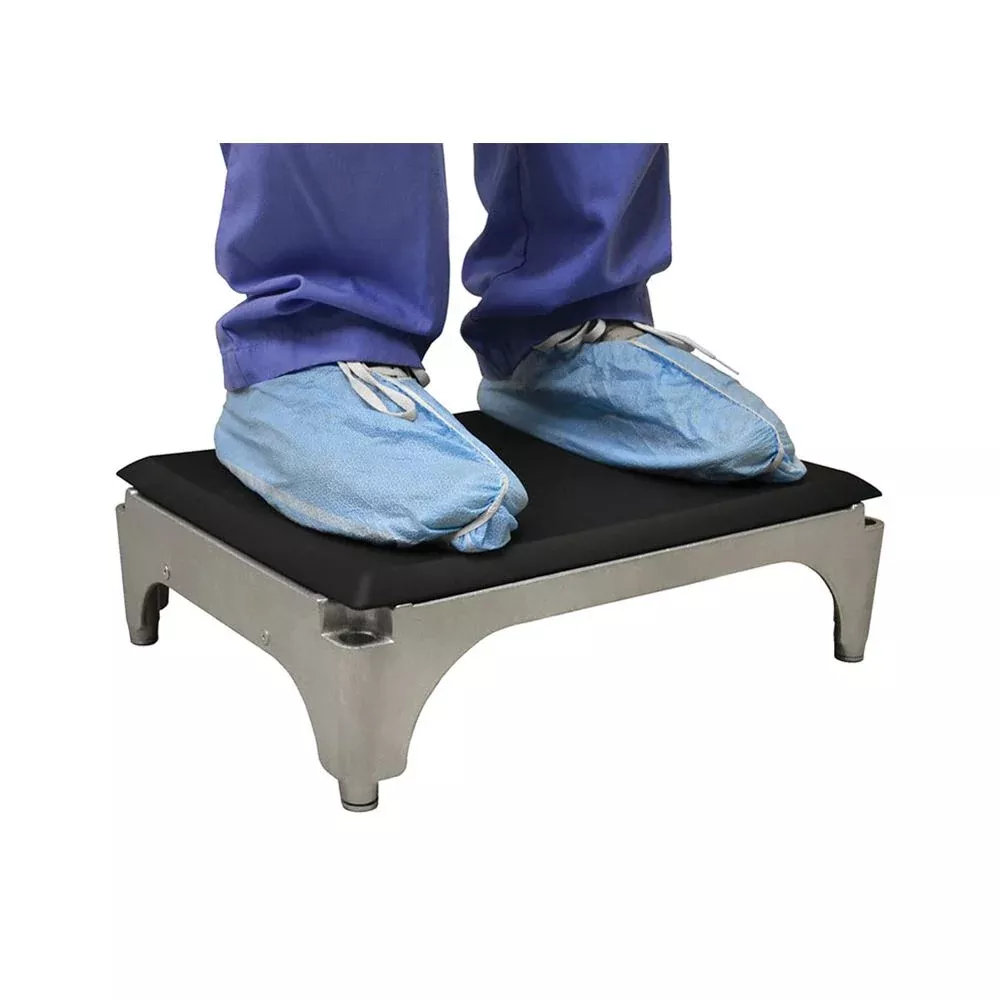 GelPro NewLife Eco-Pro Reusable Surgical Comfort Stool Mat Reusable Stepstool Mat, Black - 926722