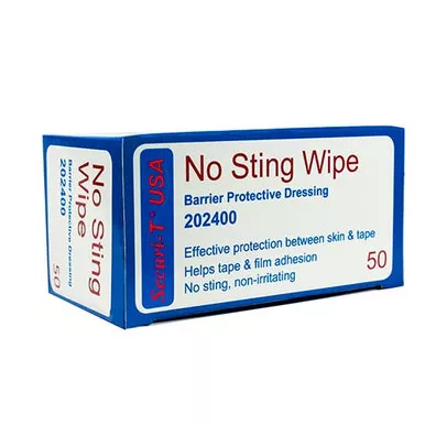 Genairex 202400 - Skin Barrier Wipe Securi-T™ No Sting 100% Strength Hexamethyldisiloxane Individual Packet NonSterile