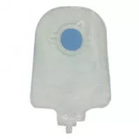 Genairex 7502214 - Urostomy Pouch Securi-T™ Two-Piece System 9 Inch Length Drainable Without Barrier, Transparent, Flip-Flow Valve (includes 10 caps 1 Night Adapter)