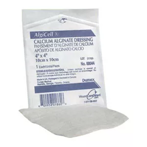 Gentell 88022 - Alginate Dressing Algicell 2 X 2 Inch Square Calcium Alginate Sterile