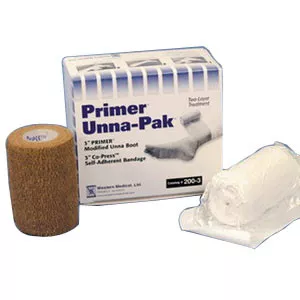 Gentell GL-2004 - Primer Unna-Pak Compression Bandage 4" Primer and 4" Co-Press Bandage