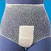 Gentell GL620 - Elastic Net Retainer Dressing Surgilast Pre-Cut Tubular / Pre-Cut Elastic Small / Medium White Perineum NonSterile