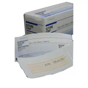 Gentell TS3102 - Suture Strip Flexible Wound Closure Strip 1/4" x 4"
