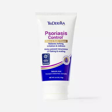 Genuine Virgin Aloe Corp 62065 - Triderma Psoriasis Control Face & Body Cream, 6 oz