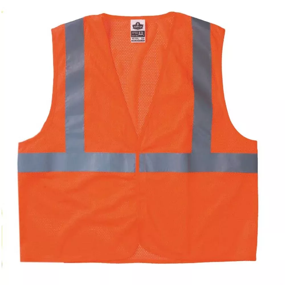 GLoWEAR ANSI Class 2 Economy High-Visibility Vests Economy Vest, Lime, 2X-Large - 79118/LIME/2XL