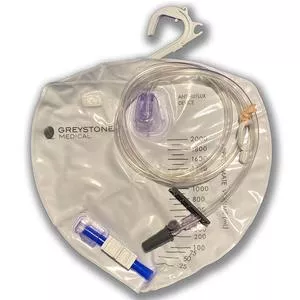 Greystone Urinary Drainage Bag With Integrated Anti-reflux Device, 2000ml- Each of 1