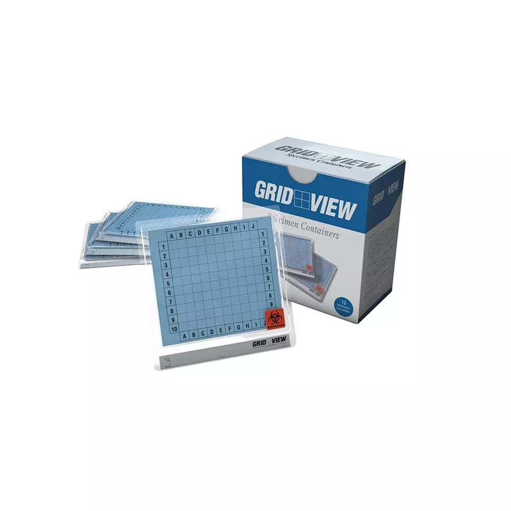 GRIDVIEW Specimen Container Specimen Container, Style C, 12/Bx - 921394/C/NA