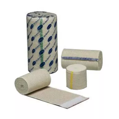 Hartmann 59190000 - Elastic Bandage EZe-Band LF 6 Inch X 11 Yard Double Length Standard Compression Double Hook and Loop Closure Tan NonSterile