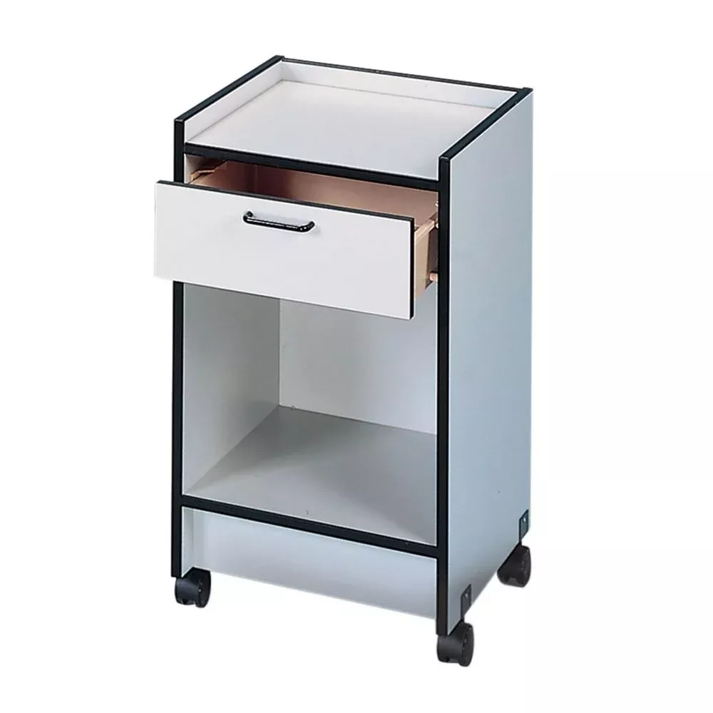 Hausmann Mobile Cart Mobile Cart, Walnut - 7281/WLNT/NA