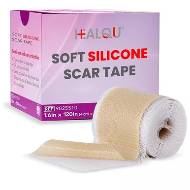 Healqu 9025510 - HEALQU Silicone Tape 1.6" x 120"