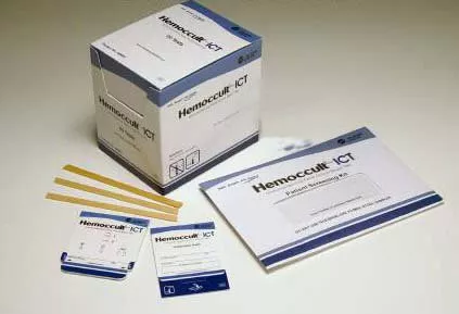 Hemocue Cancer Screening Patient Sample Collection and Screening Kit Hemoccult ICT 3-Day Colorectal Cancer Screening Fecal Occult Blood Test (iFOB or FIT) Stool Sample 40 Patient Kits CLIA Waived - Box of 40 - 395066A-BX
