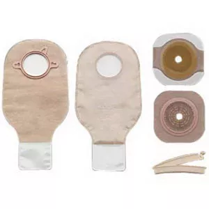 Hollister 19053 - New Image Two-piece Colostomy/Ileostomy Drainable Single-use Kit 1-3/4", Lock N Roll