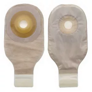 Hollister 8510 - Premier 1-Piece Drainable Pouch Precut 3/4", Lock N Roll, Transparent