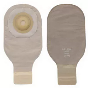 Hollister 8596 - Premier 1-Piece Drainable Pouch Precut 1-1/2" with Flextend Skin Barrier, Beige