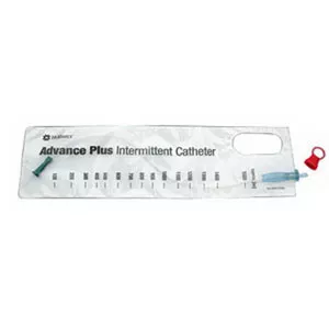 Hollister 95164 - Intermittent Closed Catheter Advance Plus™ Coude Tip 16 Fr. Without Balloon PVC