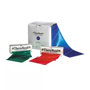 Hygenic 11727 - Thera-Band Exercise Band, 50 yd Roll, Red, Medium