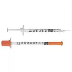 Insulin Syringe With Ultra-fine Needle 31g X 5/16", 1/2 Ml (100 Count)- Box of 100