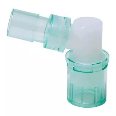 Intersurgical 1897000 - Double Swivel Elbow, 15mm OD, 22mm OD/15mm ID Base