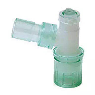Intersurgical 1898000 - Double Swivel Elbow with Bronchoscopy Port