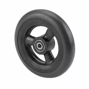 Invacare 1034352 - Composite Caster Wheel Assembly 6" x 1", Urethane, Dark Grey