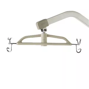 Invacare 1095642 - Swivel Bar with Molded Padding, Chrome
