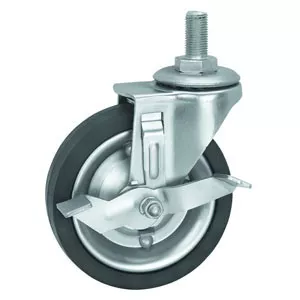 Invacare 1110431 - Replacement Casters with Brakes for Bariatric Bed, Swivel