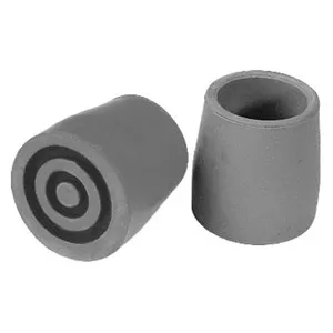 Invacare 1141737 - Rubber Cane Tip Package 1/2", Black