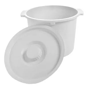 Invacare 1182247 - Pail with Lid, Grey