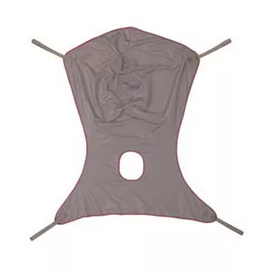 Invacare 2451093 - Comfort Sling with Commode Opening, Medium, Purple/Gray, Solid Polyester
