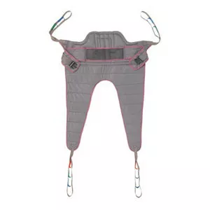 Invacare 2484690 - Transfer Sling with Waist Belt, Medium, Purple/Gray, Solid Polyester