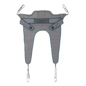 Invacare 2484691 - Transfer Sling with Waist Belt, Large, Green/Gray, Solid Polyester