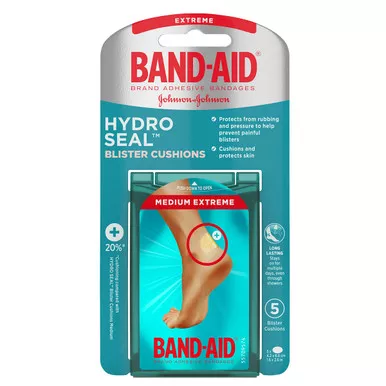 J&J 117549 - Band-Aid Hydro Seal Blister Cushion Assorted 5 ct.