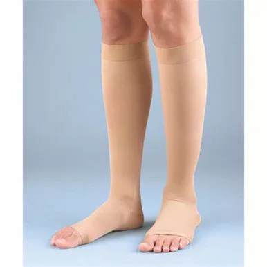 Juzo 2001ADSH314 - Soft, Knee High, Open Toe, 20-30, Sz 3, Short, Bge