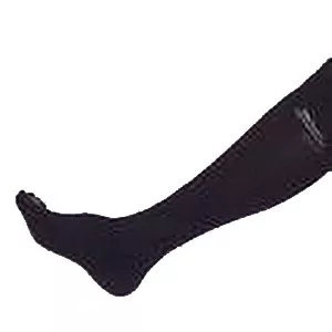Juzo 2002ADR510 - Soft, Knee High, Open Toe, 30-40, Sz 5, Reg, Black