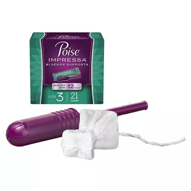 Kimberly Clark 49620 - Poise Impressa Bladder Supports, Size 3, 21 Count