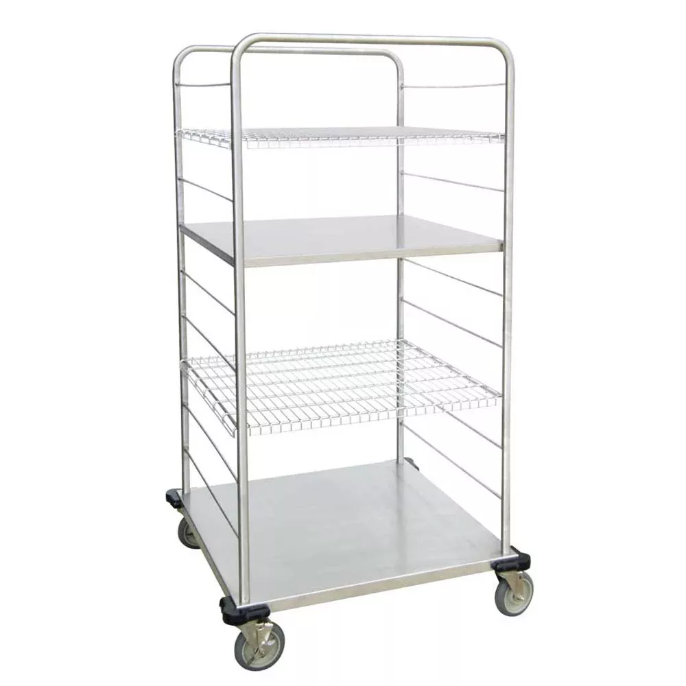 Lakeside Distribution Supply Cart, 32.5"W Wire Shelf - 935666