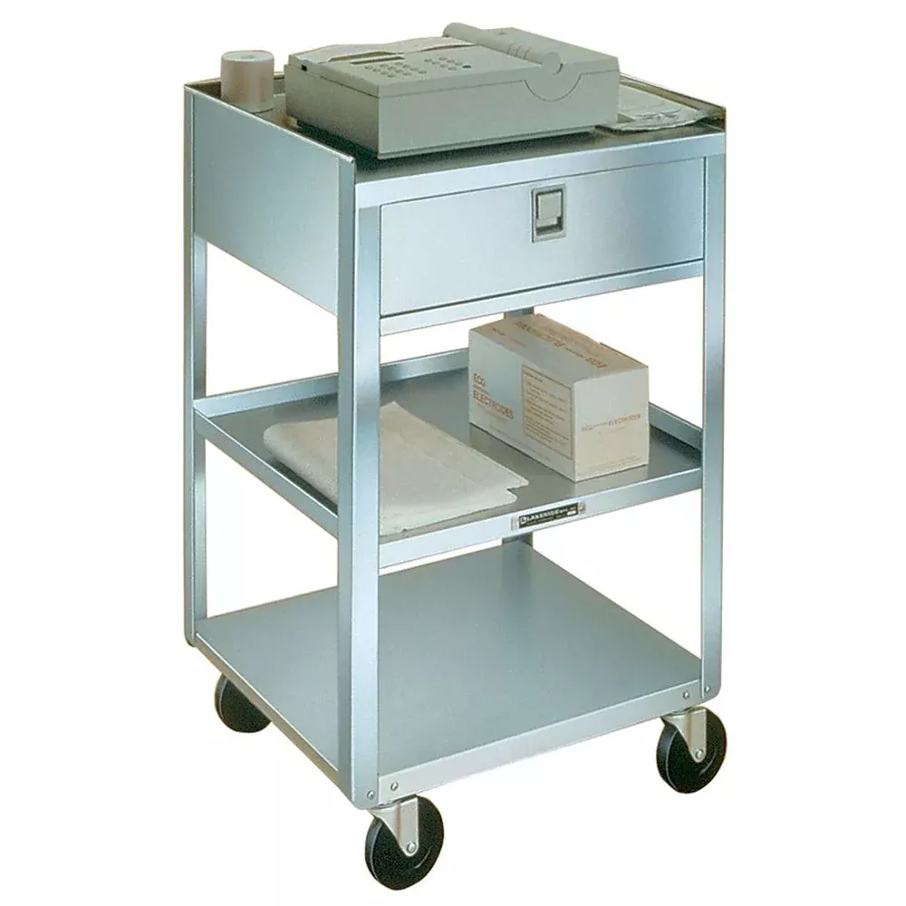 Lakeside Equipment Table/Stand Lakeside Equip Table/Stand, 1 Drawer, 3 Shelves, 30-1/8"H - 91-627