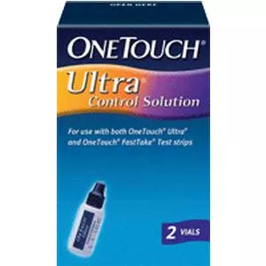 Lifescan 53885045802 - Blood Glucose Control Solution One Touch Ultra 2 X 2 mL Level 1 & 2