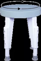 Maddak 727152100 - Rotating Round Shower Stool