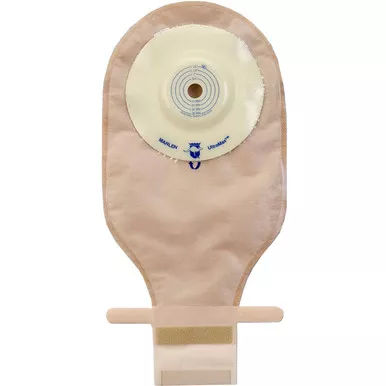 Marlen 53400 - Ultramax Drainable Flat Pouch Cut To Fit Stoma With Opaque Backing