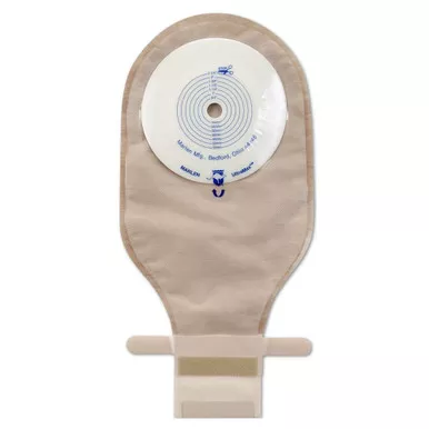 Marlen 53425 - Ultramax Drainable Flat Pouch With AquaTack Hydrocolloid Barrier 1" Opening With Kwik-Klose II Closure, Opaque