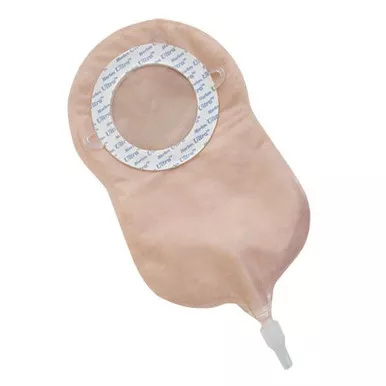 Marlen 55037 - UltraLite 1-Piece Drain Pouch With Skin Shield Barrier 1-3/8" Opening (34mm) Shallow Convexity, Opaque